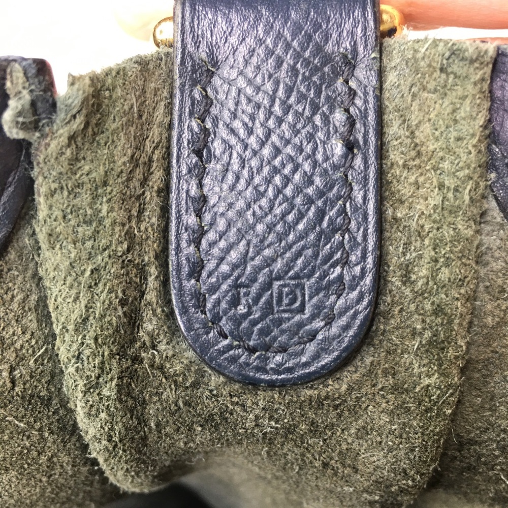 Authentic HERMES Evelyne GM crossbody bag Indigo navy leather - Picture 9 of 16